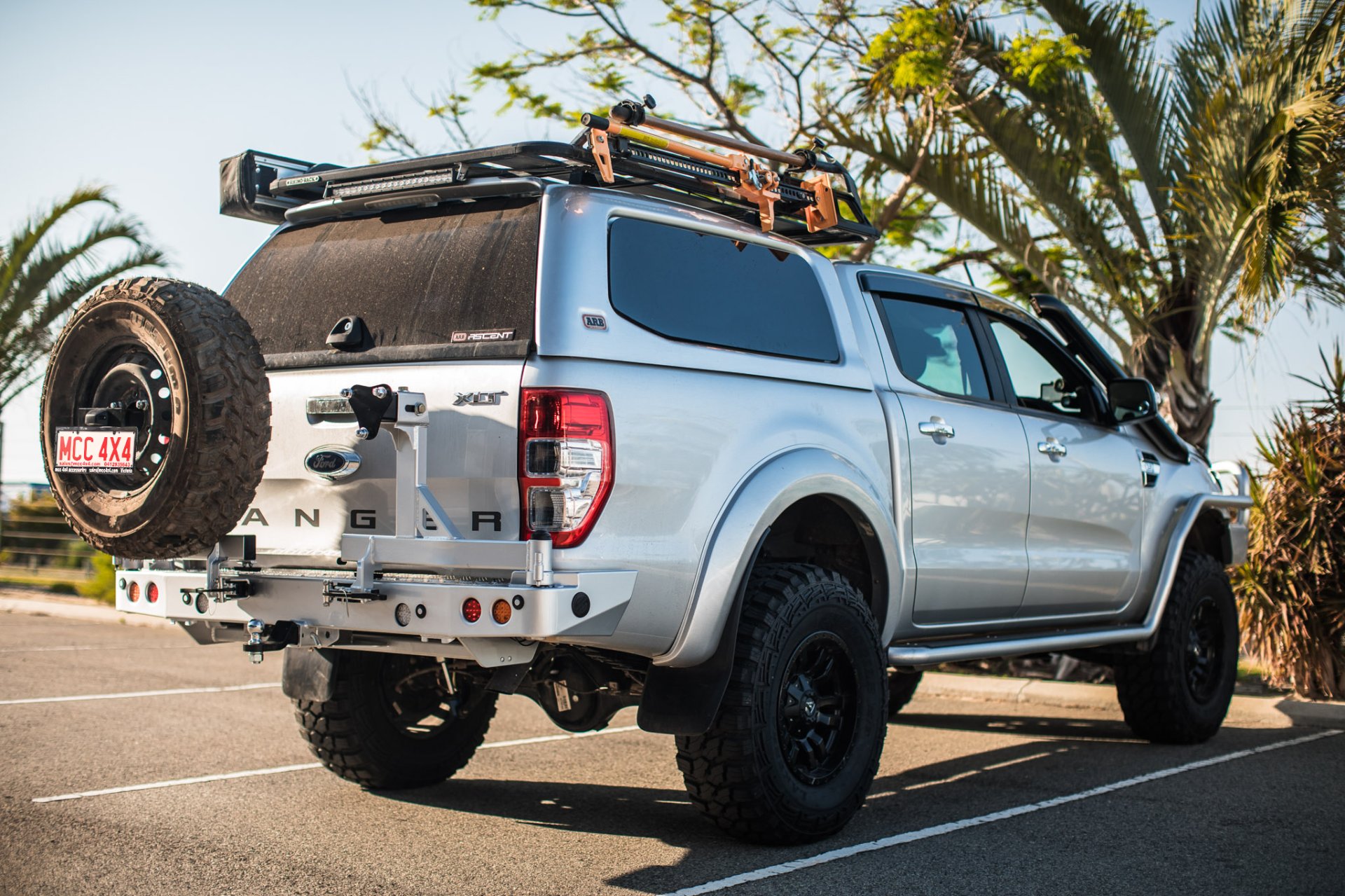 Mk2 Ranger Ford Ranger MK1 Mk2 Mk3- MCC022-02 Rear Carrier Bar-Dual wheel carrier ...